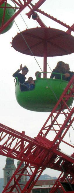 35 im Riesenrad am Parkdeckdach